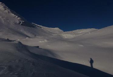 en montant à Côte Plaine